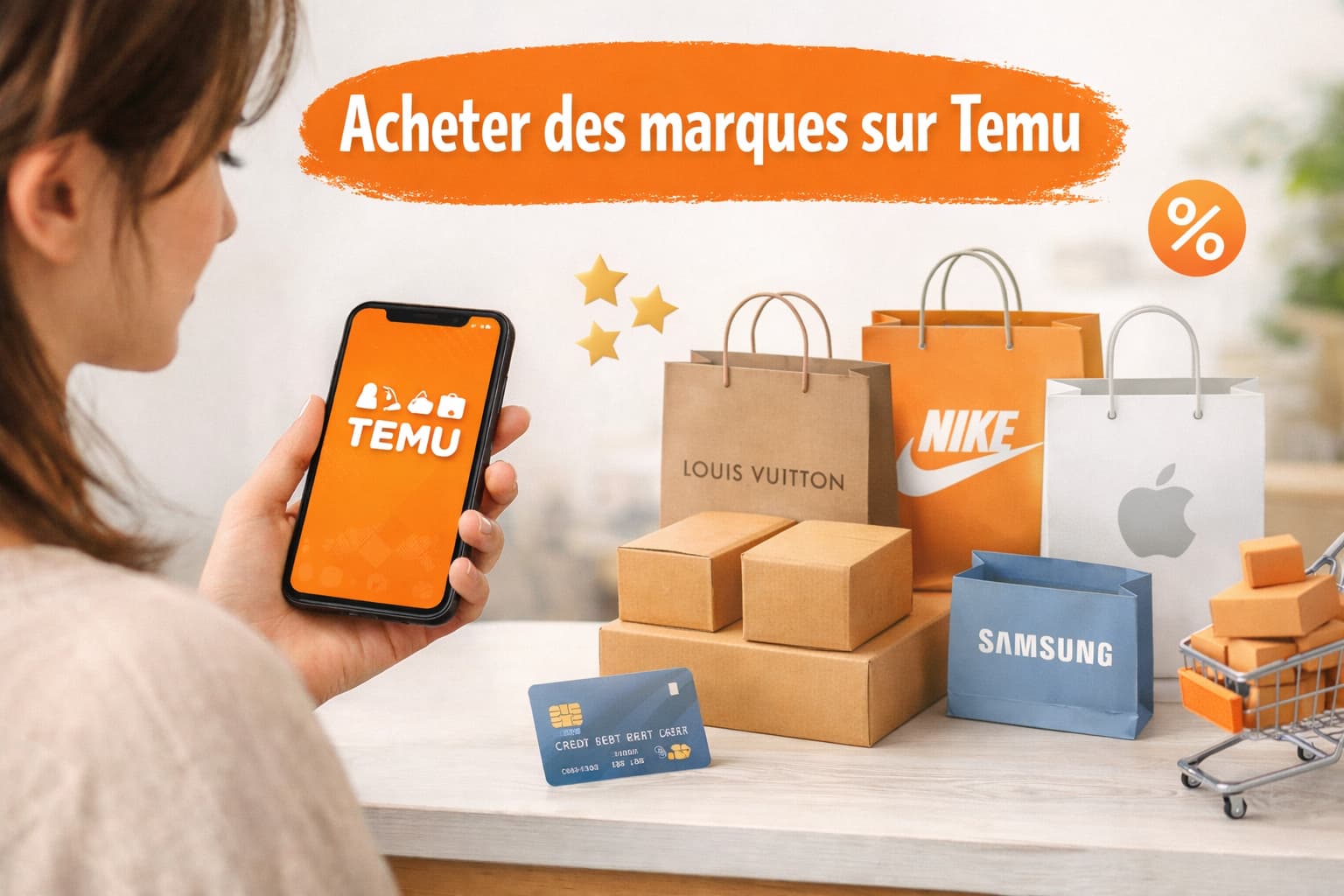 Acheter des marques sur Temu en toute confiance