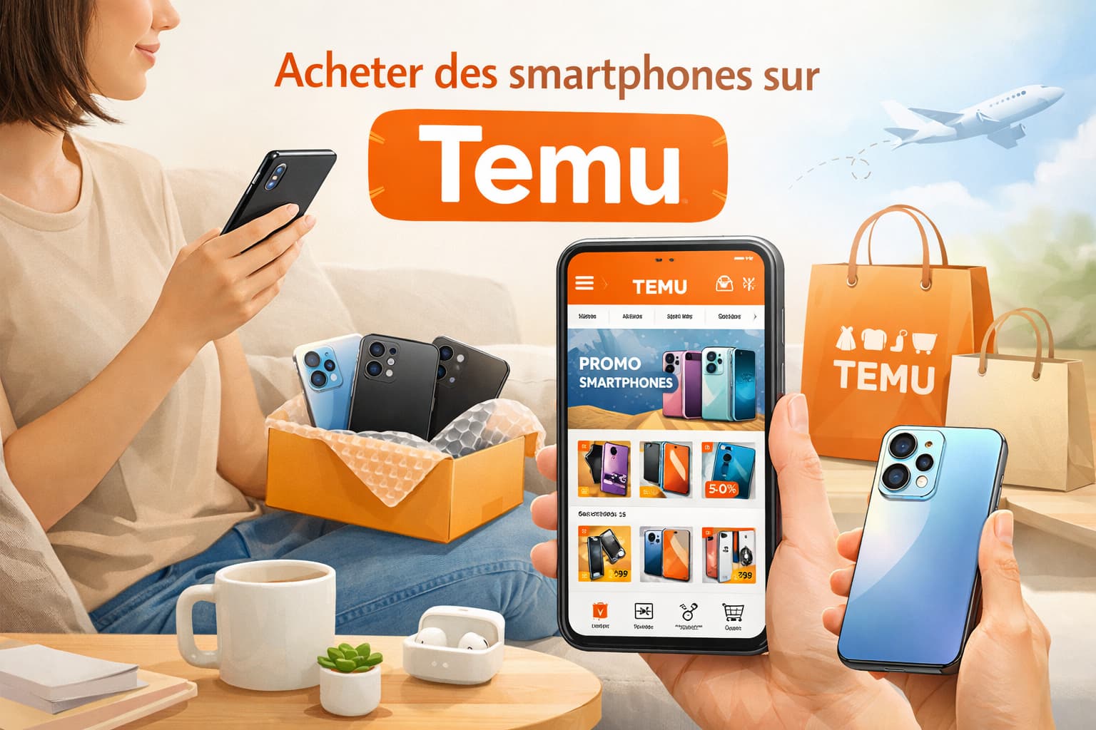 Acheter des smartphones sur Temu facilement et en toute confiance