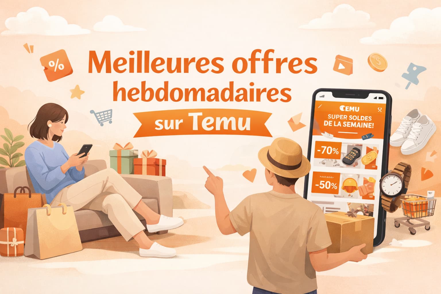 Meilleures offres hebdomadaires sur Temu à ne pas manquer
