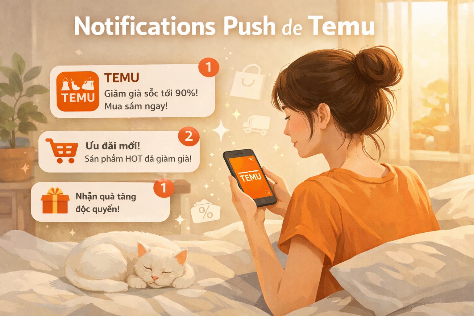 Notifications push de Temu: tout comprendre et bien les utiliser