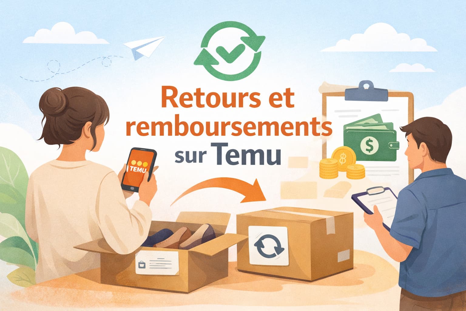 Retours et remboursements sur Temu: guide complet