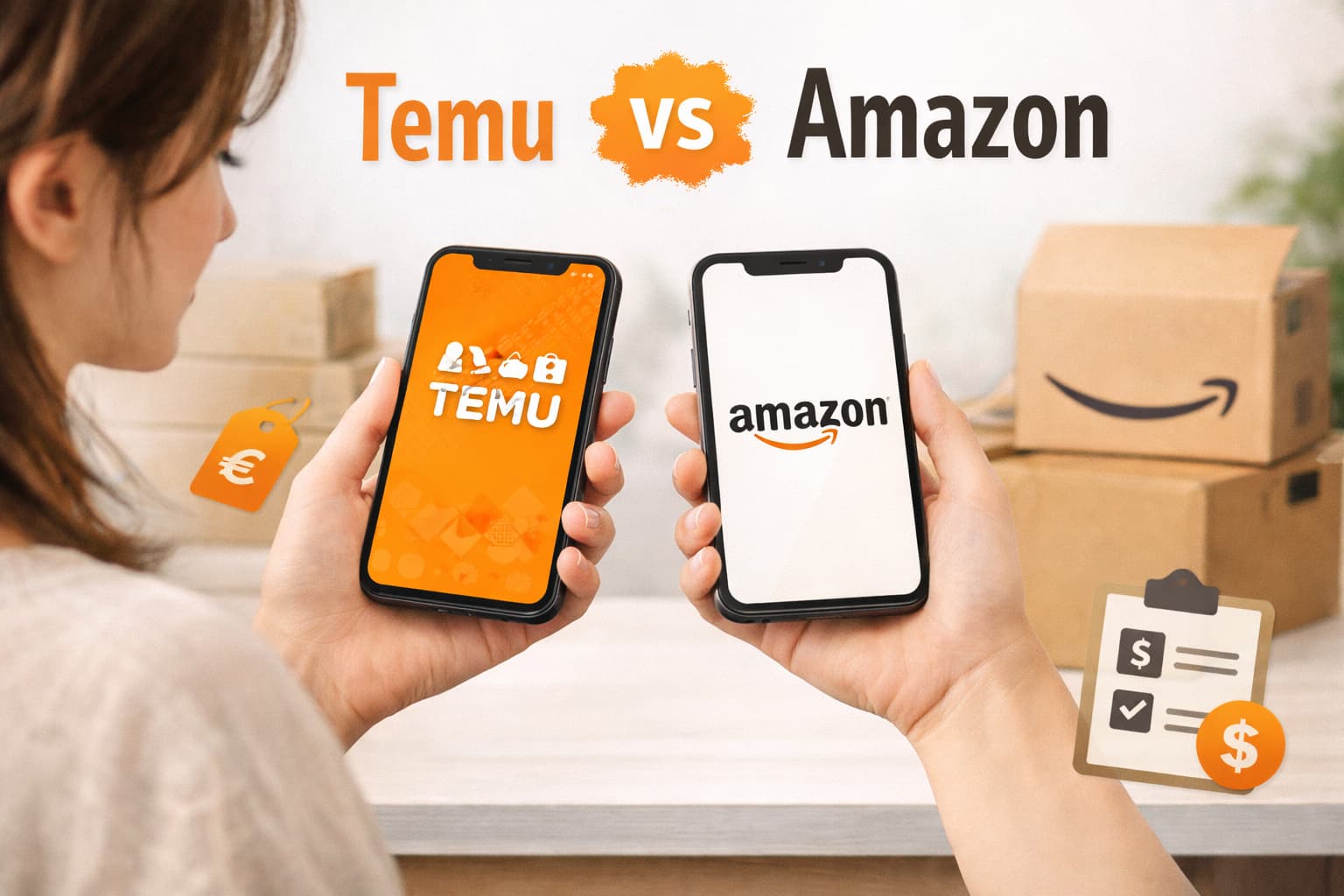 Temu vs Amazon: quelle application choisir pour acheter malin