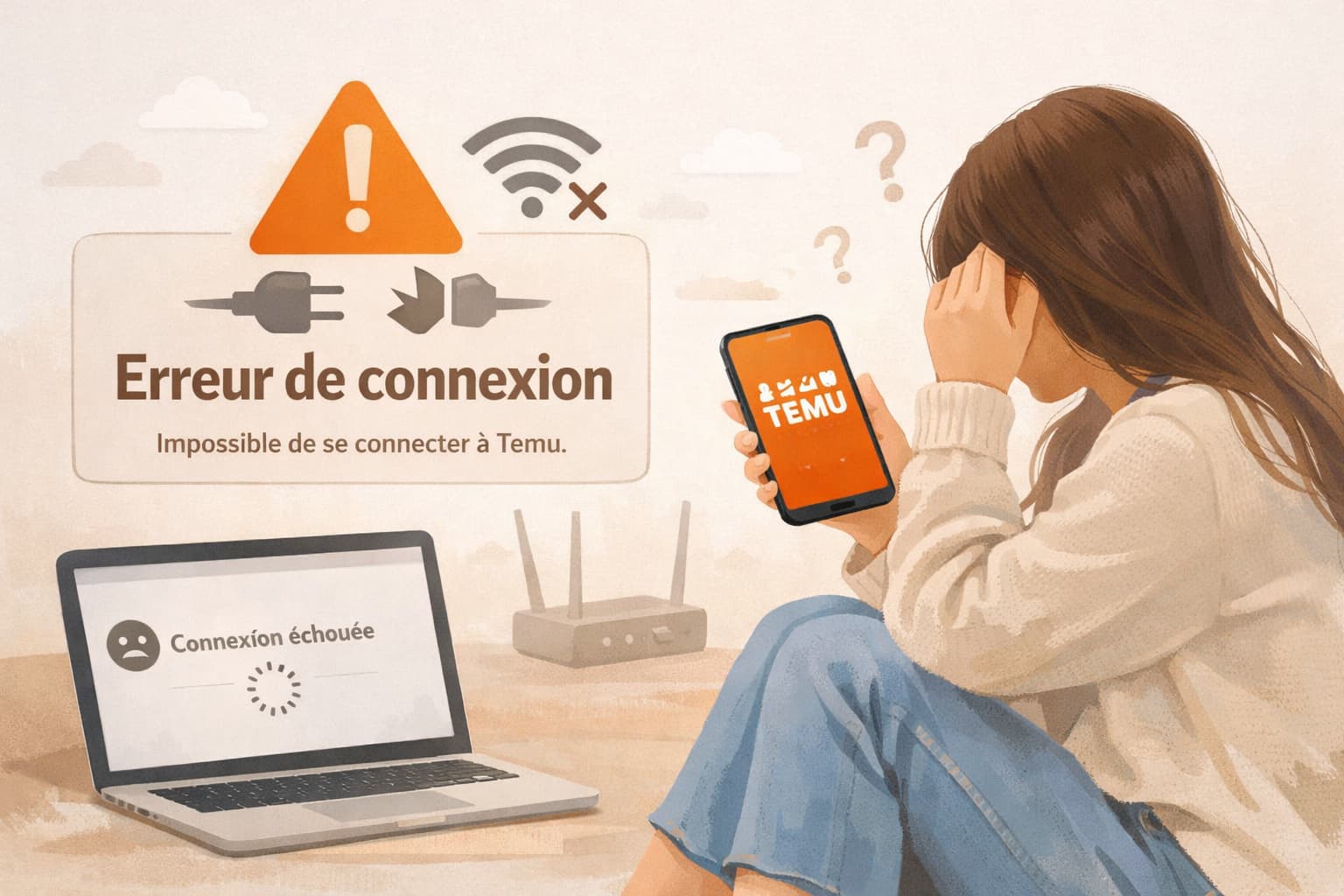 Erreur de connexion Temu: comprendre et résoudre le problème
