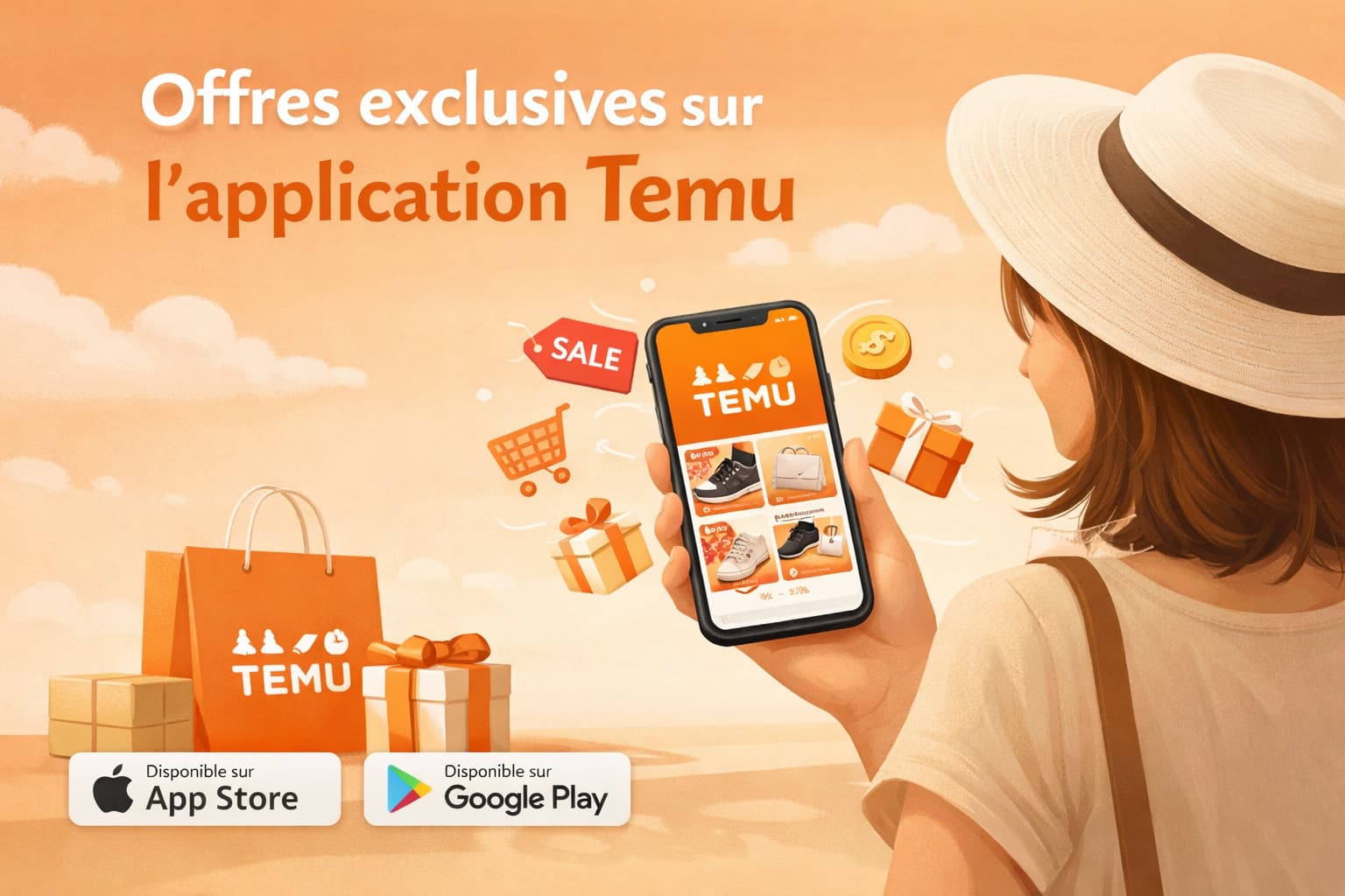 Profitez des Offres exclusives sur l’application Temu