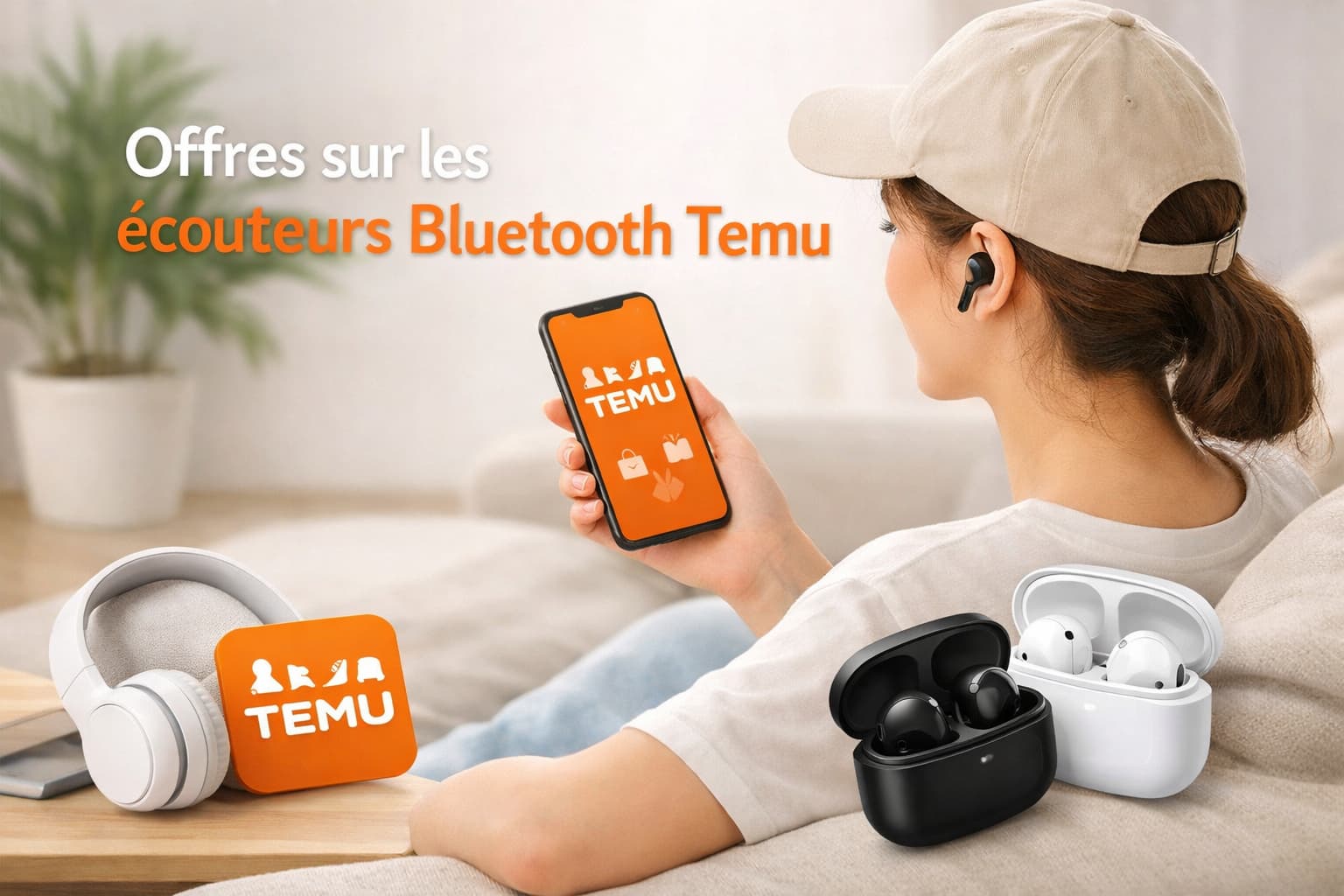 Offres sur les écouteurs Bluetooth Temu à saisir