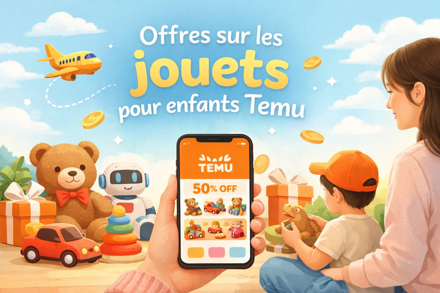 Offres sur les jouets pour enfants Temu à petit prix