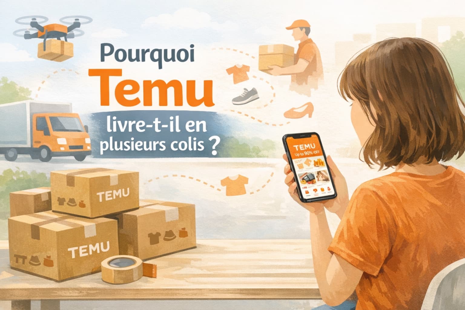 Pourquoi Temu livre-t-il en plusieurs colis efficacement