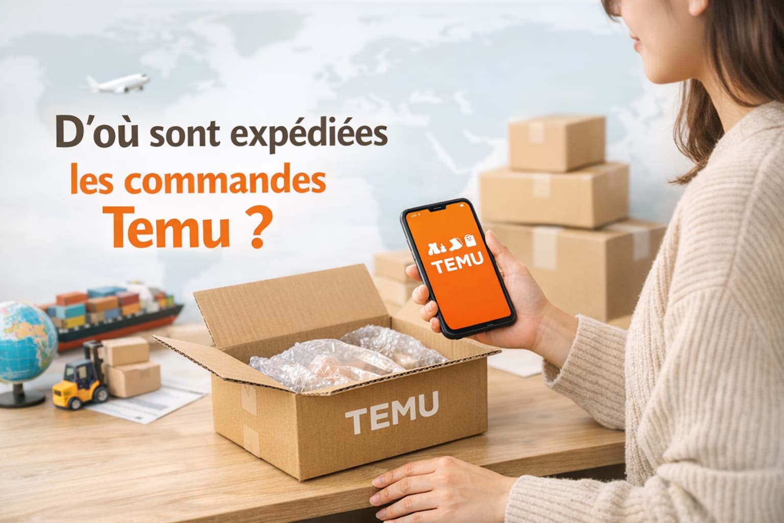 D’où sont expédiées les commandes Temu et comment fonctionne la livraison
