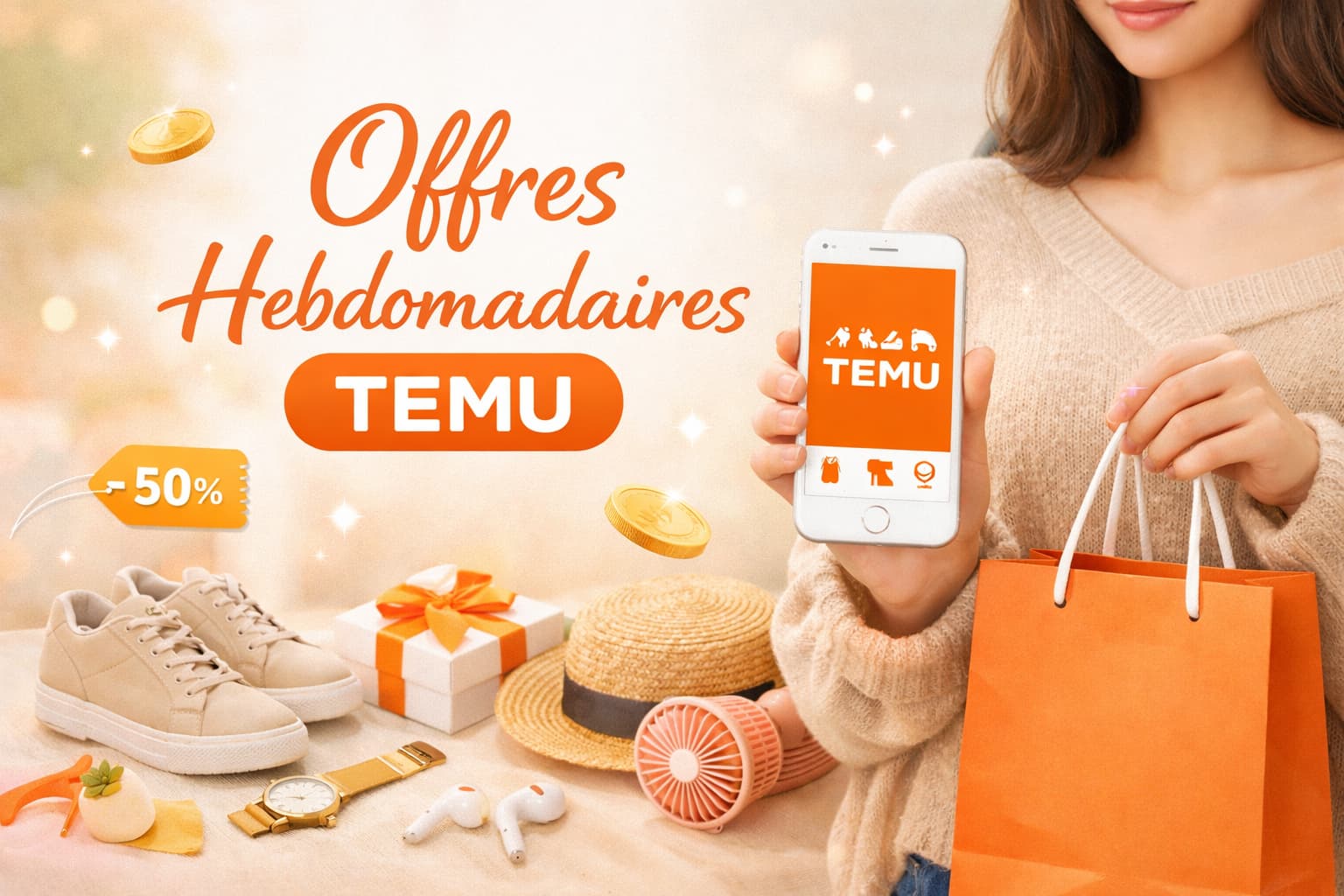 Offres hebdomadaires Temu: Économisez chaque semaine
