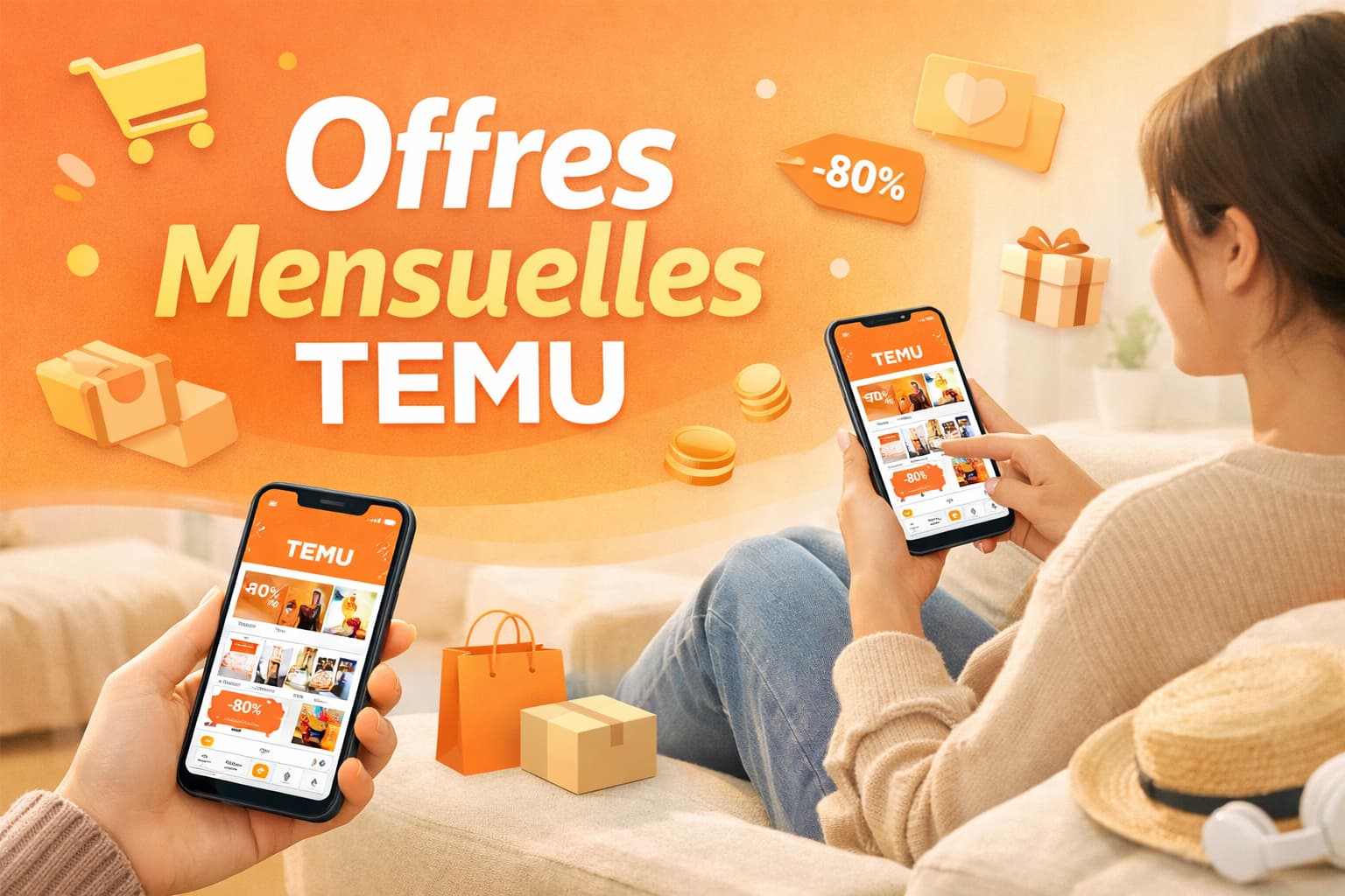 Offres mensuelles Temu pour économiser toute l’année