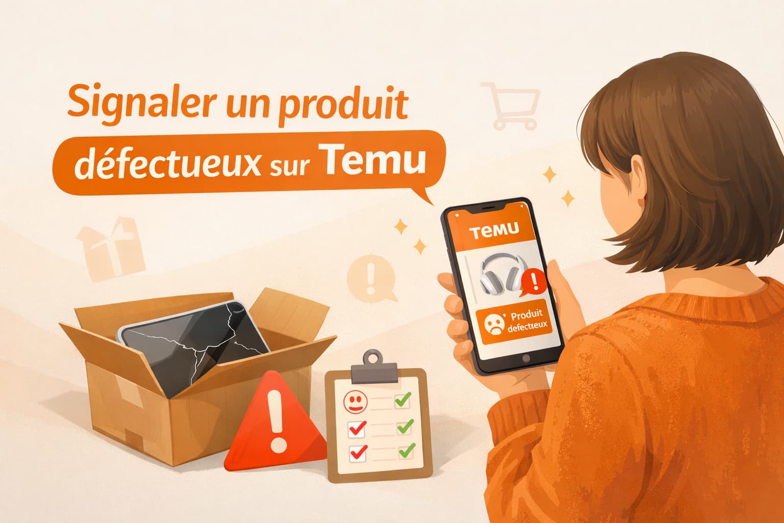 Comment signaler un produit défectueux sur Temu facilement